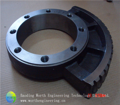China Custom Made Foundry Ductile Iron Steel Resin Sand Casting Worm Gear with CNC Machining