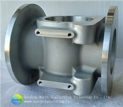 China Gate Valve Body, Lost Wax Casting with CNC Machining