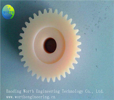 China Hebei Custom Made Nylon Plastic Injection Spur Gear Parts