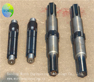 Hebei Supplier Hot Sale Hot Forging Spline Shaft with CNC Machining for Farm Machinery